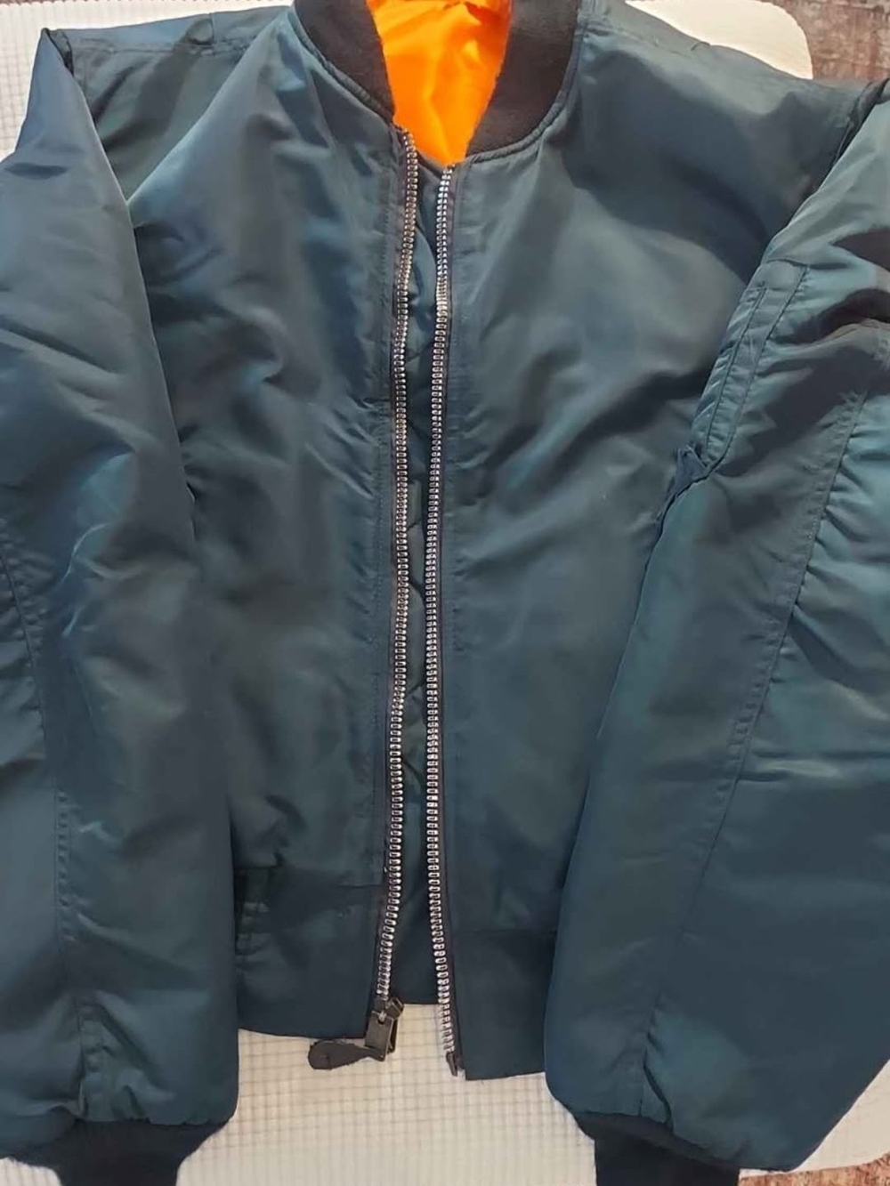 Vintage 1979 Spiewak Navy Bomber Jacket